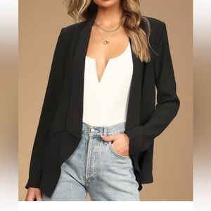 Lulus black blazer